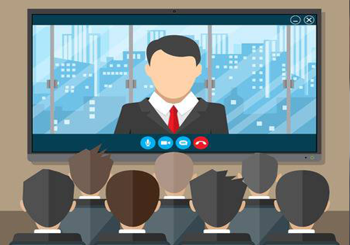 Cách chọn màn hình hiển thị cho hội nghị truyền hình