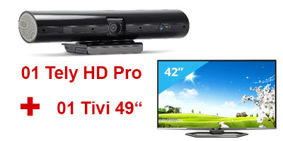 Tặng 1 bộ Tely HD Pro và 1 Tivi 49