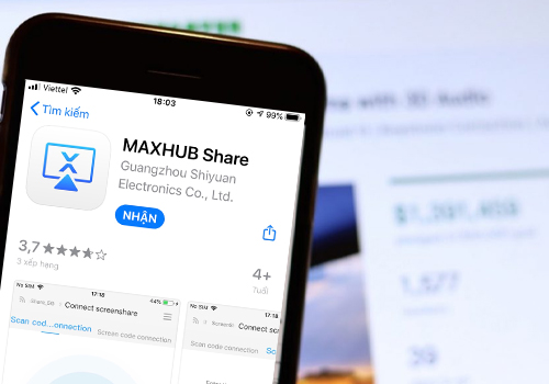 Một số sự cố thường gặp khi sử dụng ứng dụng Maxhub Share