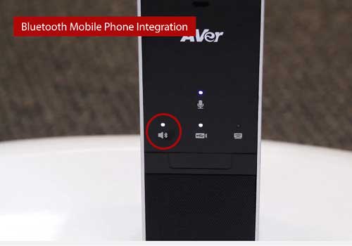 The AVer VC320 has Bluetooth connectivity