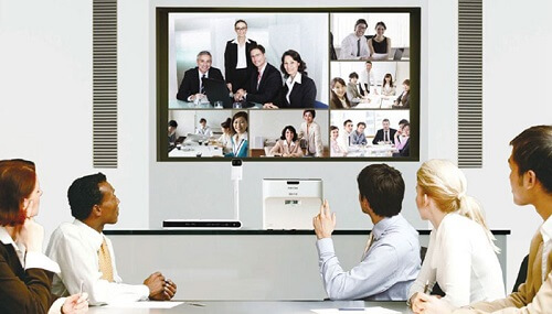 Multipoint video conferencing system